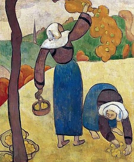 Emile Bernard Breton peasants